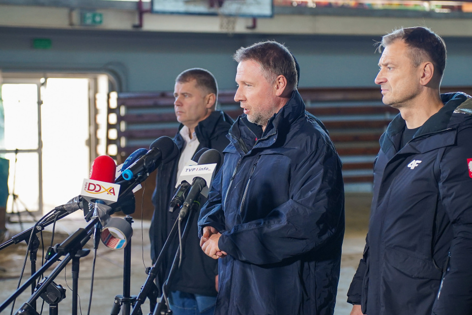 Konferencja prasowa w hali „Obuwnik” w Prudniku [fot. Marcin Boczek]