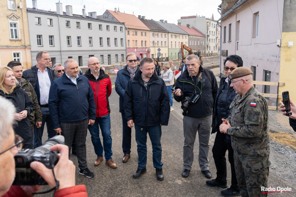 Nowy most tymczasowy w Głuchołazach został otwarty [fot. Adam Dubiński]