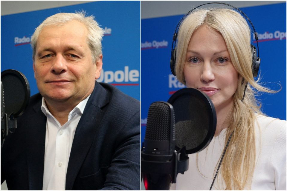 Sławomir Kłosowski i Magdalena Ogórek [fot. Radio Opole]