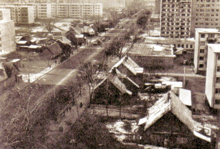 Wilno, Savanoriu prospektas ok 1966, dawna ulica Legionowa [fot. arch. prywatne W. Wołkanowskiego]