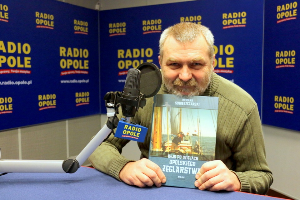 Ryszard Sobieszczański, autor książki „Rejs po dziejach opolskiego żeglarstwa 1945-2017” [fot. Marcin Skomudek]