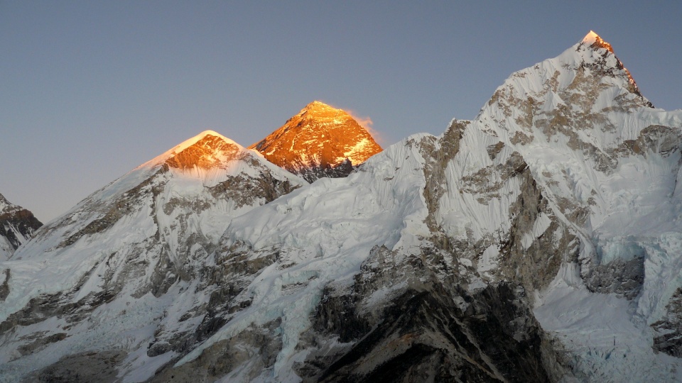 Zachód słońca nad Mount Everestem [fot. Jacek Michalski]