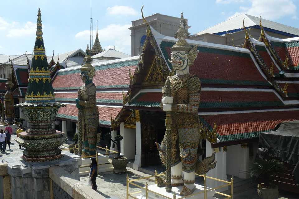 Bangkok, fragment świątyni przy pałacu królewskim [fot. Tadeusz Jurek]