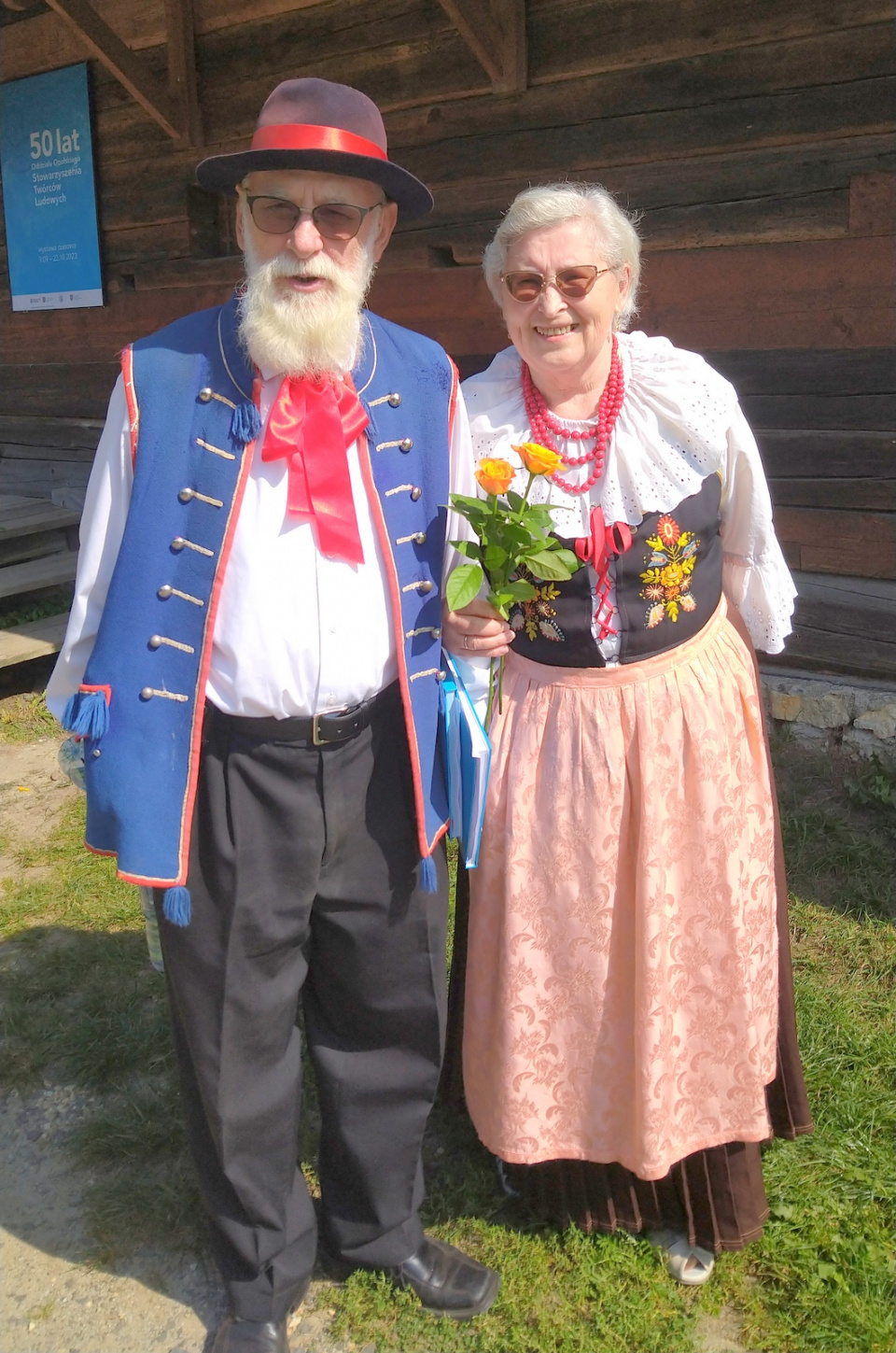 Gertruda i Norbert Klemanowie , twórcy ludowi z Opola [fot. Barbara Tyslik]