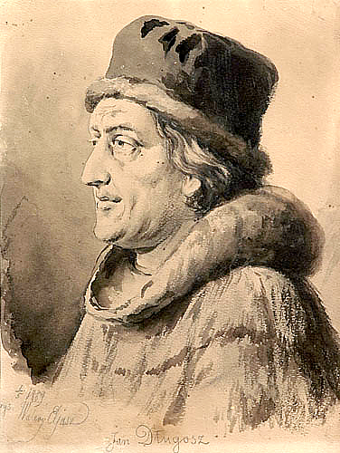 Portret Jana Długosza autorstwa Walerego Eljasz-Radzikowskiego (1889 r.) [http://www.artinfo.pl/?]