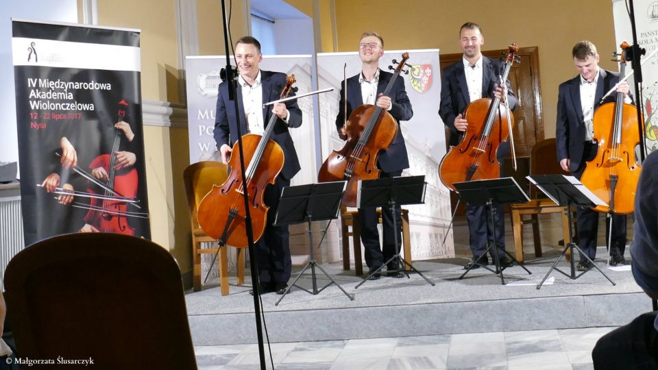 Polish Cello Quartet podczas IV MAW © [fot. Małgorzata Ślusarczyk]