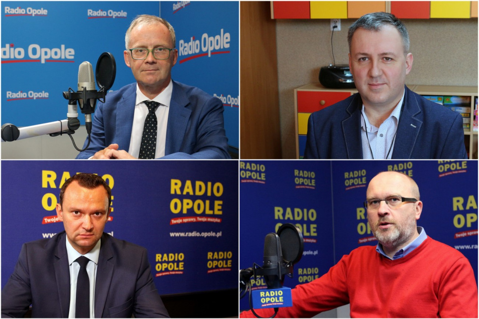 Roman Kolek, Mariusz Kozaczek, Artur Rolka, Paweł Szymkowicz [fot. Radio Opole]