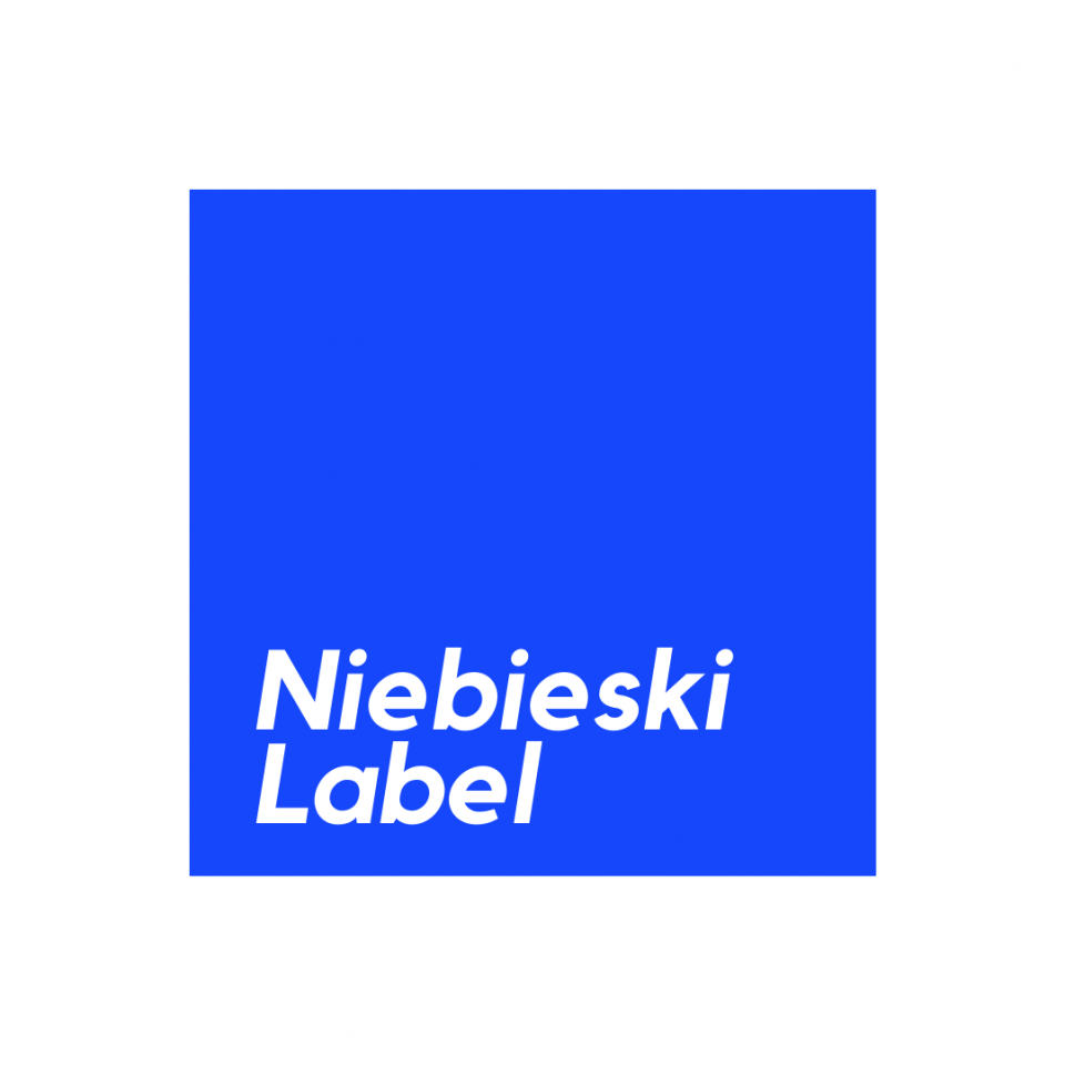 logo wytwórni Niebieski Label