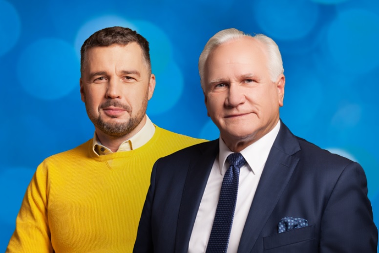 Michał Rachoń i Piotr Cywiński [fot. Marek Bohdan]