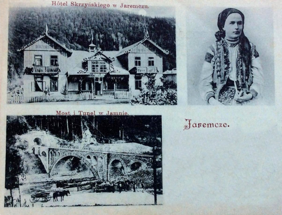 Widokówka z Jaremcza (z lat 1894-1899) [źródło: www.fotopolska.eu]