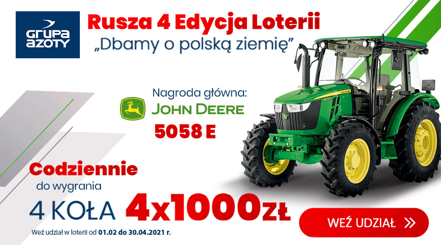 Ruszyła IV edycja loterii Grupy Azoty „Dbamy o polską ziemię” - Loteria z napędem na 4 koła