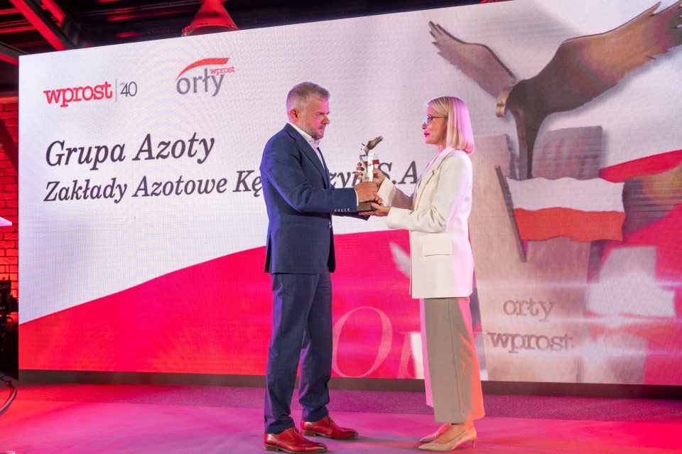 Grupa Azoty ZAK nagrodzona Orłem Wprost w kategorii Przedsiębiorstwo Regionu [fot. fot. Piotr Woźniakiewicz ArsLumen.pl ]