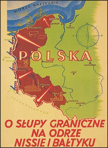 Plakat propagandowy z lat 40-stych XX w.