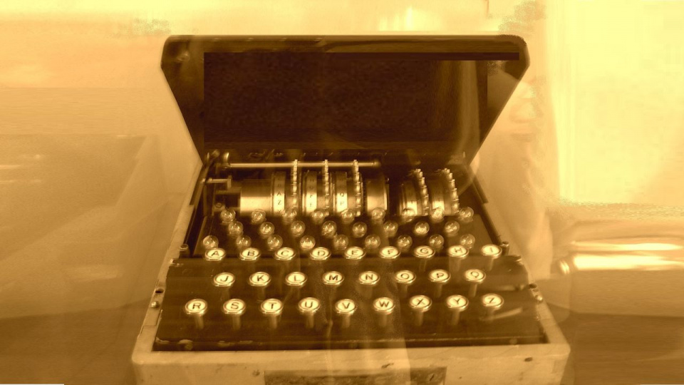 Enigma skonstruowana przez polskich kryptologów. Zbiory Instytutu W, Sikorskiego w Londynie. [fot. B.Bezeg]