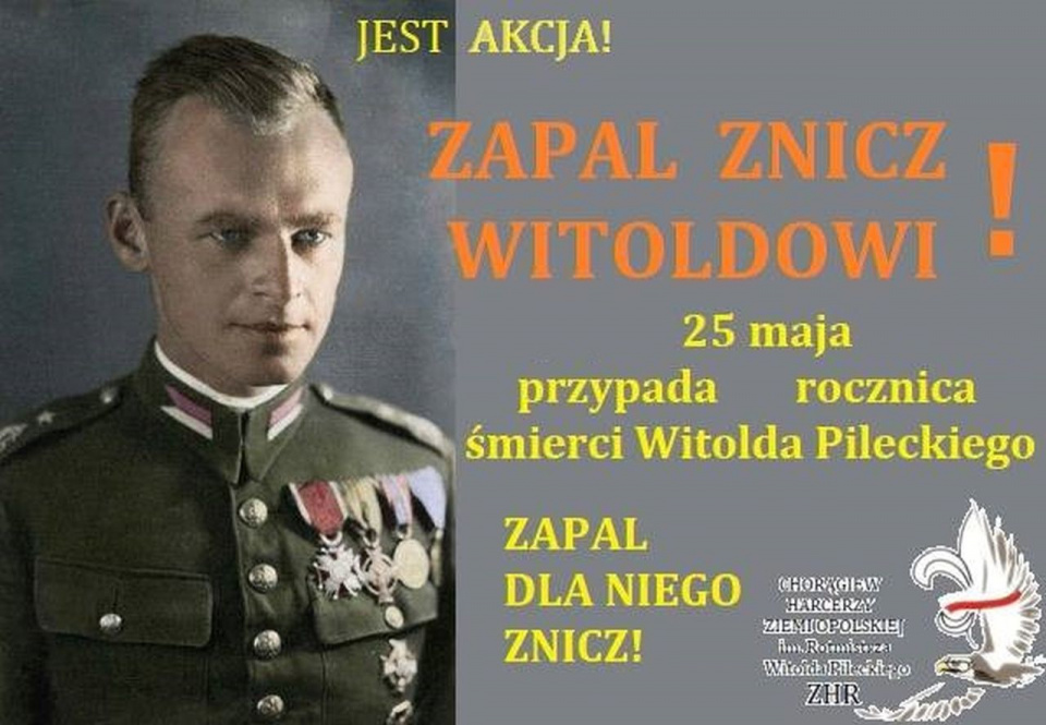 Ulotka akcji "Zapal Znicz Witoldowi"