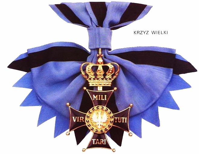 Order Wojenny Virtuti Militari. Awers Krzyża Wielkiego.[fot. wikipedia]