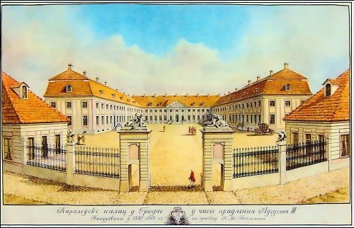 Nowy Zamek w Grodnie, miejsce obrad sejmu w 1793 [fot. wikipedia/domena publiczna]