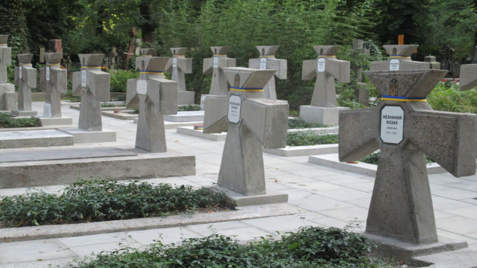 Cmentarz Prawosławny w Warszawie. Kwatera żołnierzy Semena Petlury poległych w obronie Warszawy w sierpniu 1920 r. Fot. B.Bezeg
