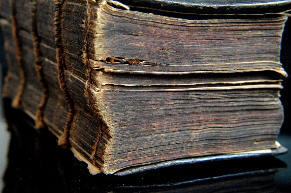Stara księga, zdjęcie poglądowe. [fot. pixabay]