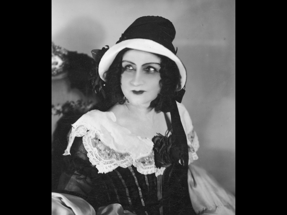 Irena Solska w przedstawieniu „Fantazy” Juliusza Słowackiego w Teatrze Narodowym w Warszawie (1929 r.) [fot. Narodowe Archiwum Cyfrowe]