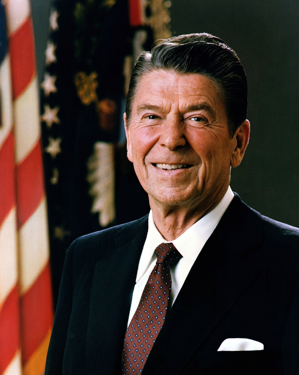 Ronald Reagan. [fot. WikiImages z pixabay.com]