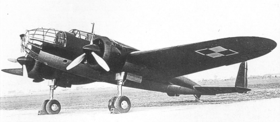 Samolot bombowy PZL P-37 "Łoś". [fot. wikipedia/domena publiczna]