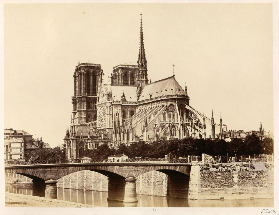 Édouard Baldus, Notre-Dame, 1860s - Metropolitan Museum of Art [Ryc. wikipedia/domena publiczna]