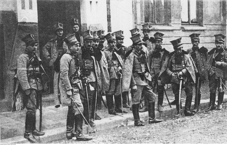 Ułani I szwadronu I Brygady Legionów Polskich, 18 grudnia 1914 [fot. wikipedia/domena publiczna]