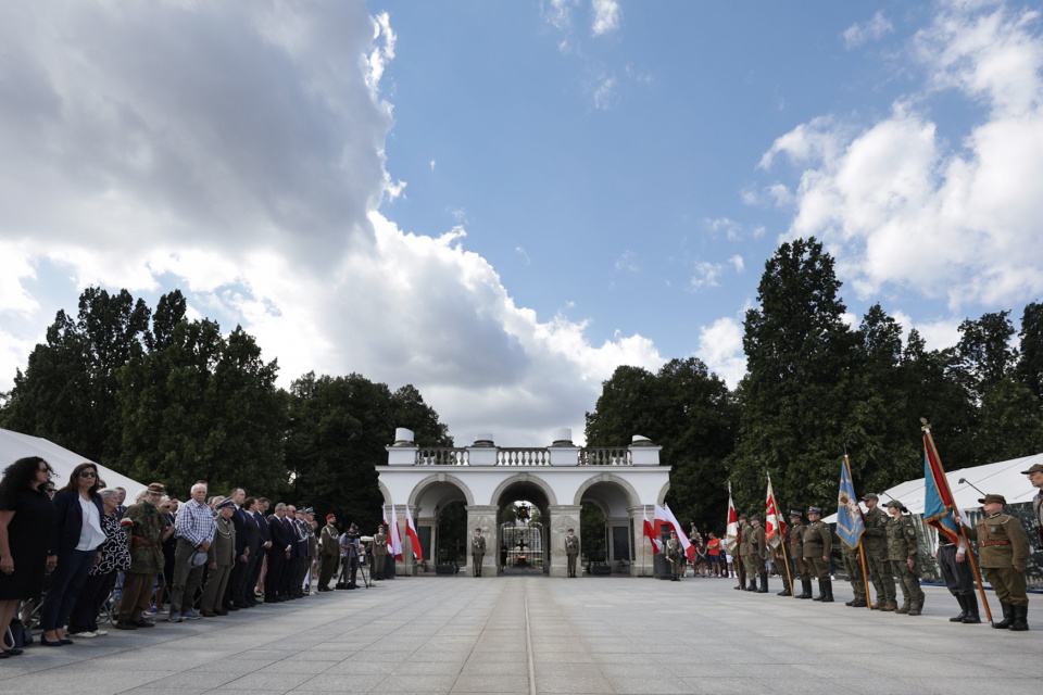 80. rocznica powstania Brygady Świętokrzyskiej Narodowych Sił Zbrojnych – Warszawa, 11 sierpnia 2024. [Fot. Mikołaj Bujak (IPN)]