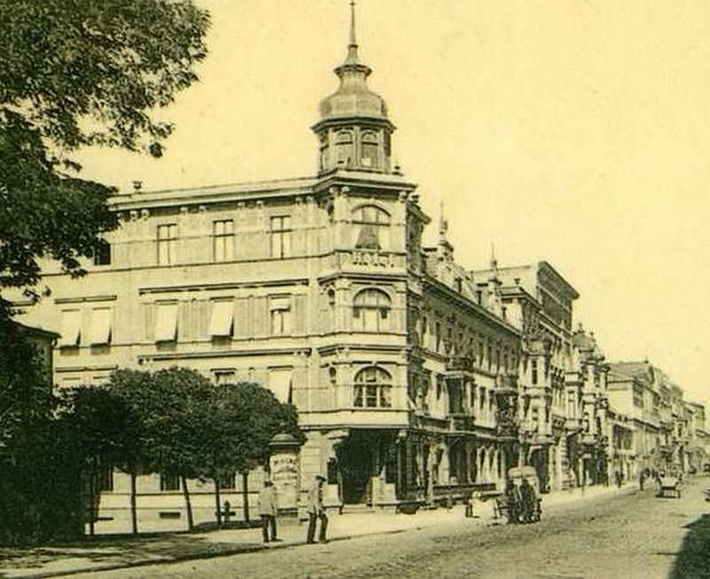 Hotel „Deutsches Haus” przy ul. Krakowskiej (1903) [www.wikipedia.pl]