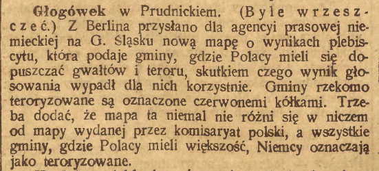Głogówek, Górnoślązak (09.07.1921)