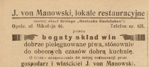 Opole, Nowiny Codzienne (13.07.1919)