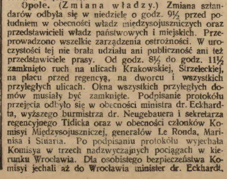 Opole, Katolik cz.1 (13.07.1922)