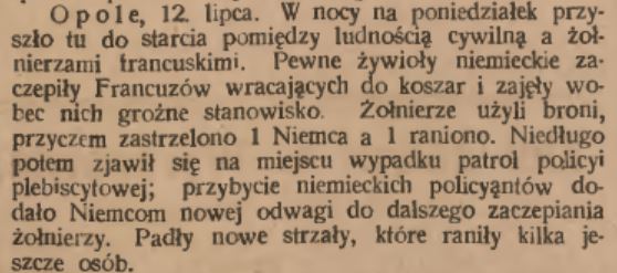 Opole, -Katolik cz.2 (14.07.1921)
