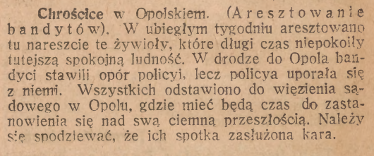 Chrościce, Opole, Górnoślązak (20.07.1922)
