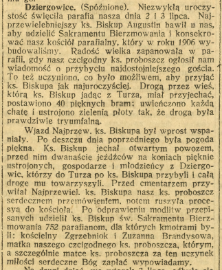 Dziergowice, Głos Śląski cz.1 (21.07.1917)