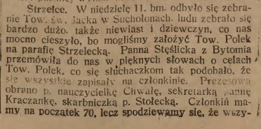 Strzelce, Katolik cz.1 (22.07.1920)