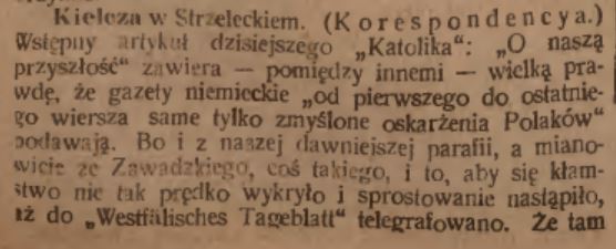 Kielcza, Katolik cz.1 (26.07.1921)