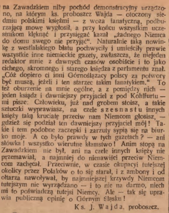 Kielcza, Katolik cz.2 (26.07.1921)