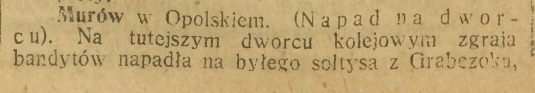 Murów, Górnoślązak cz.1 (28.07.1922)