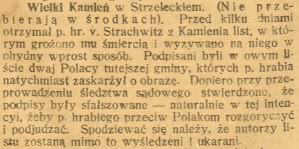 Wielki Kamień, Górnoślązak (30.07.1920)