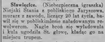 Sławięcice, Goniec Śląski (30.07.1921)