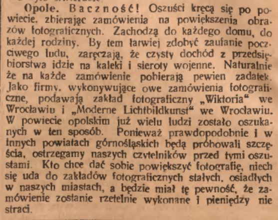 Opole, Wrocław, Katolik (02.08.1921)
