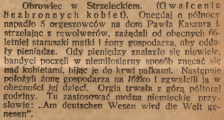 Obrowiec, Katolik (03.08.1922)