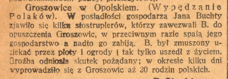 Groszowice, Górnoślązak (03.08.1922)
