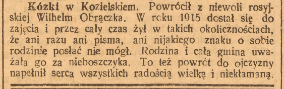 Kózki, Górnoślązak (04.08.1921)