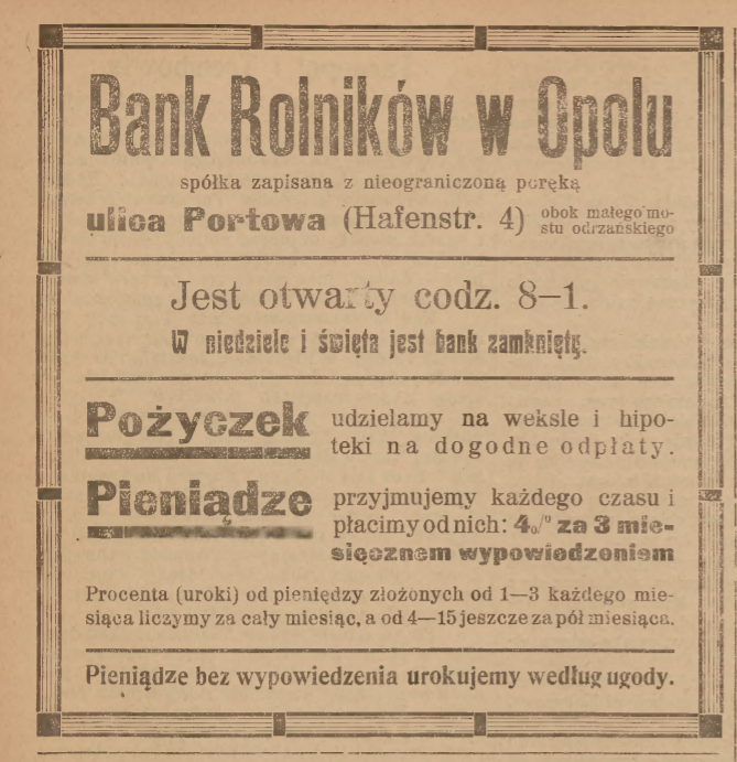 Opole, Nowiny Codzienne (05.08.1917)