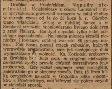 Grabina, Katolik (06.08.1922)