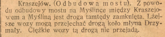 Krasiejów, Myślina, Górnoślązak (09.08.1922)