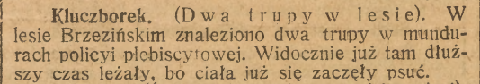 Kluczborek, Górnoślązak (10.08.1922)